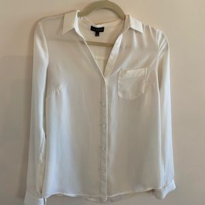 White blouse from The Limited